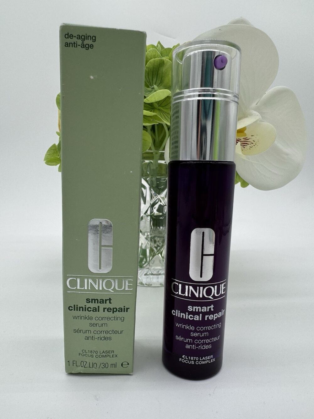 Clinique Smart Clinical Repair Wrinkle Correcting Serum 1 oz / 30ml New In Box